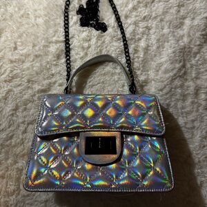 Holographic Quilted Women's Bag